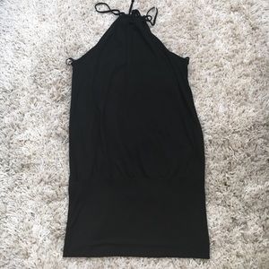 Black Halter Top. Size Medium